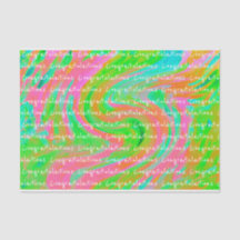 Swirls In Pink And Green