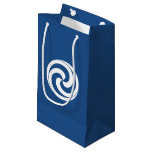 Swirls in shape of ball small gift bag
