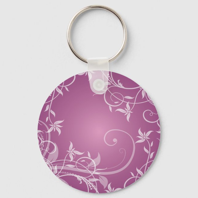 Swirls Keychain (Front)
