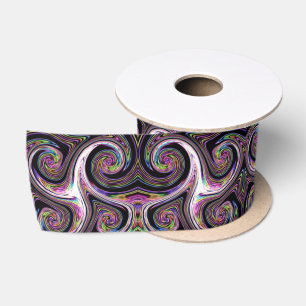 Swirls Lightning zoom ribbon Satin Ribbon