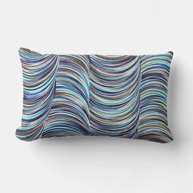 Swirls Lumbar Pillow (Front)