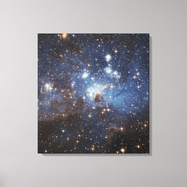 Swirls of gas and dust canvas print (Front)