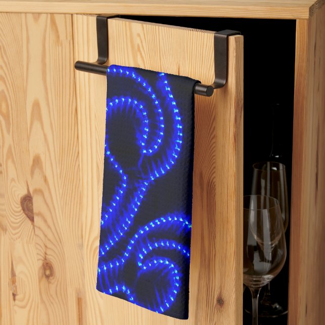 Swirls of Light  Kitchen Towel (Thirds Fold)