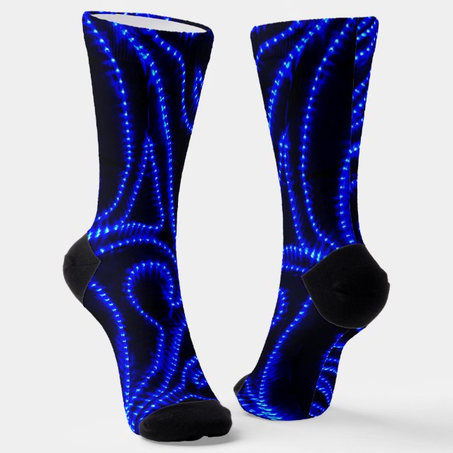 Swirls of Light  Socks (Angled)