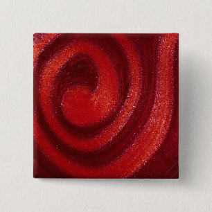 Swirls of nail polish 2 inch square button