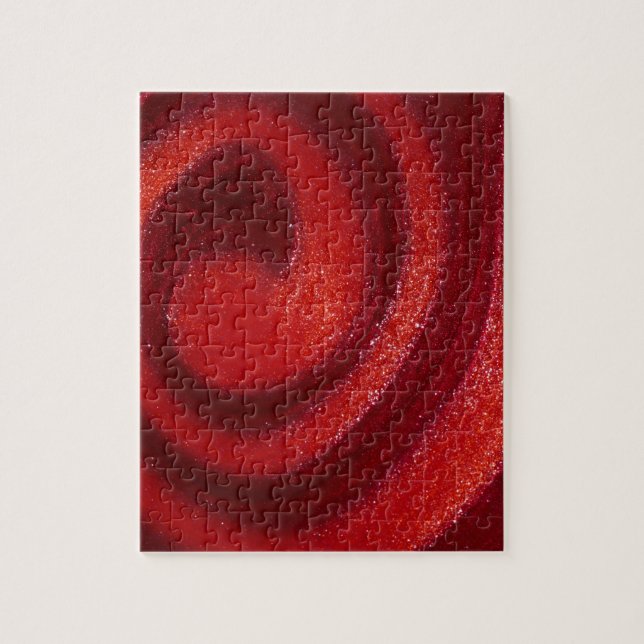 Swirls of nail polish jigsaw puzzle (Vertical)