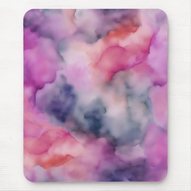 Swirls of Purple Marble  Mouse Pad (Front)