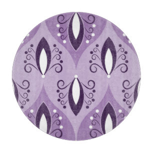 Swirls Vintage Geometric Seamless Art Cutting Board