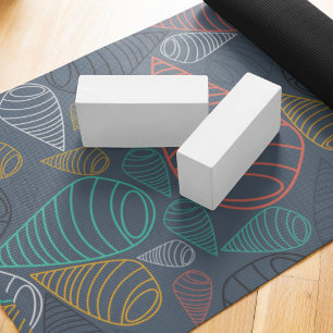 swirls yoga mat