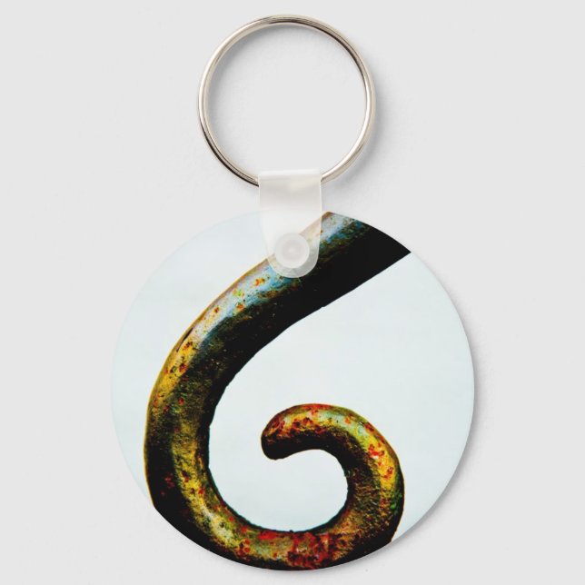 Swirly Banister Keychain (Front)