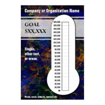 Swirly Blue Thermometer