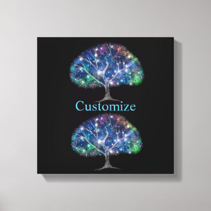 Swirly branch Tree Thunder_Cove Canvas Print