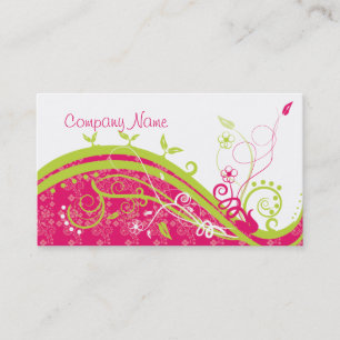swirly business card