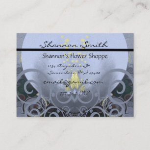 Swirly Cala Lilly Business Card