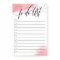 Swirly Calligraphy - Pink - Checkbox To Do List