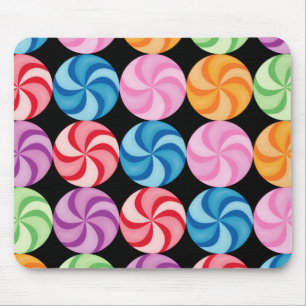 Swirly Candies Mousepad