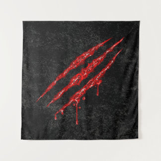 Swirly Claw Marks Tapestry