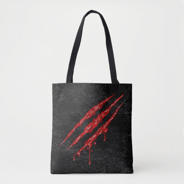 Swirly Claw Marks Tote Bag (Front)