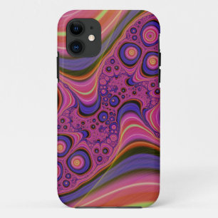 swirly cues iPhone 11 case