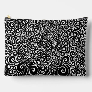 Swirly Design Accessory Pouch