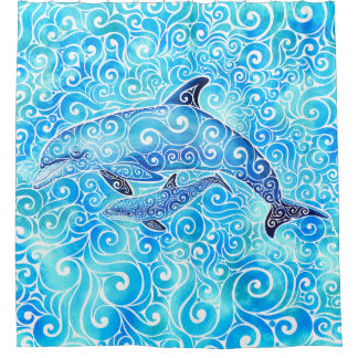 Swirly Dolphin Family