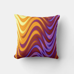 Swirly Fire Pattern Pillow