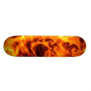 Swirly Flames Skateboard