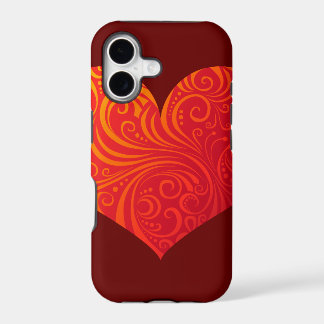 Swirly Heart iphone case