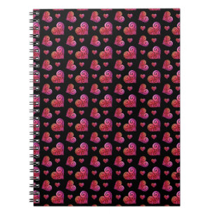 Swirly Heart Notebook