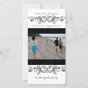 Swirly Holiday Card
