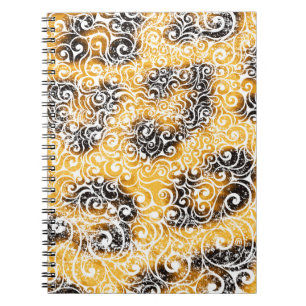 Swirly Leopard Pattern Notebook