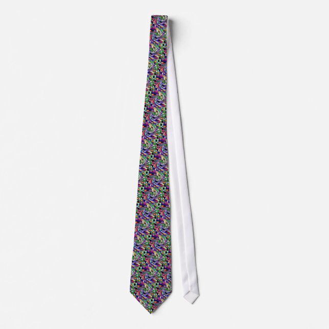 Swirly Mosaic Tie (Front)