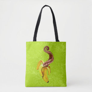 Swirly Mutant-Banana Tote Bag