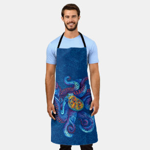Swirly Octopus  Apron