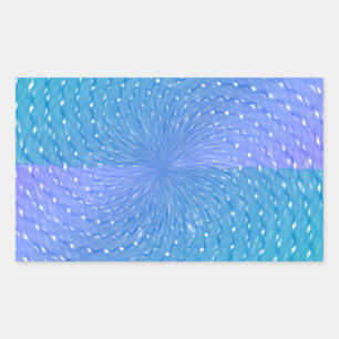 Swirly Pastel Purple Teal Abstract Pattern Sticker