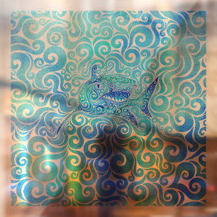 Swirly Shark Window Cling