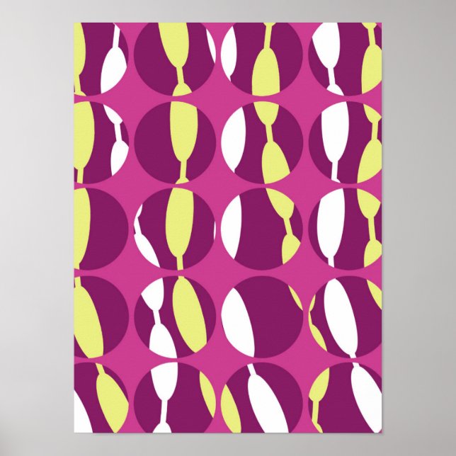 Swirly Stripe Poster (Front)