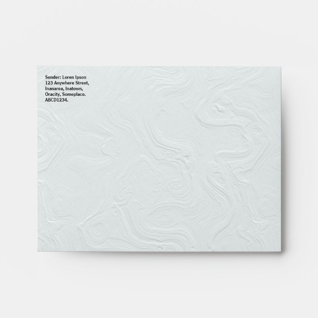 Swirly Texture Paper Look Envelopes (Front)