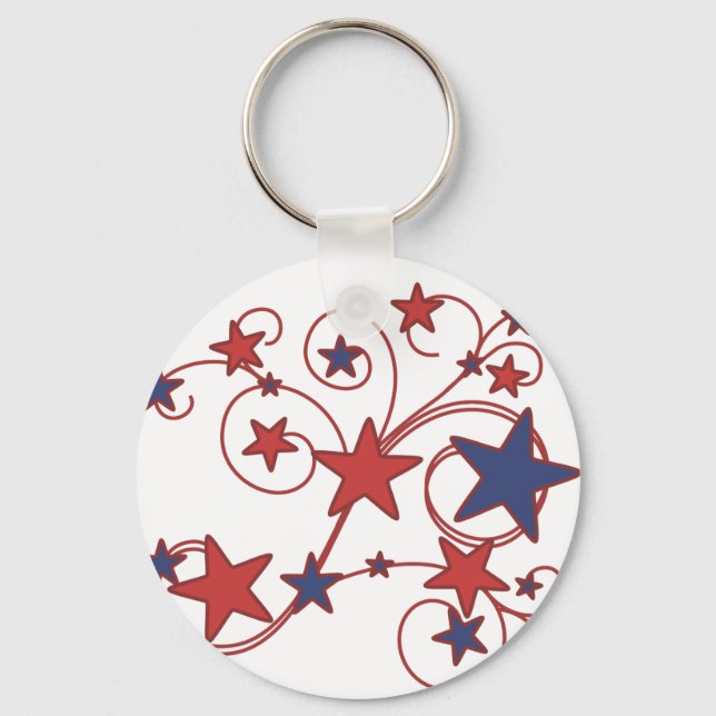 Swirly Works Keychain (Front)