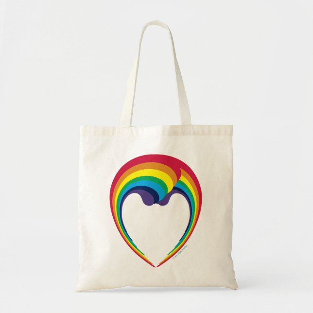 swish_rainbow_face_8x11 tote bag (Front)