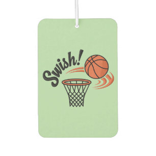 Swish Slam Dunk: Vintage Basketball Style Air Freshener