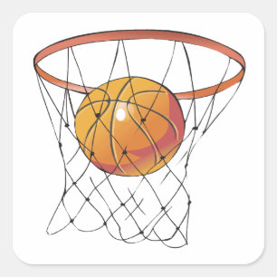 Swish Square Sticker