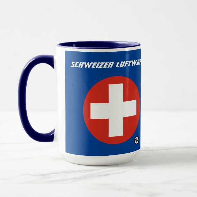 Swiss Air Force (Schweizer Luftwaffe) Mug (Left)