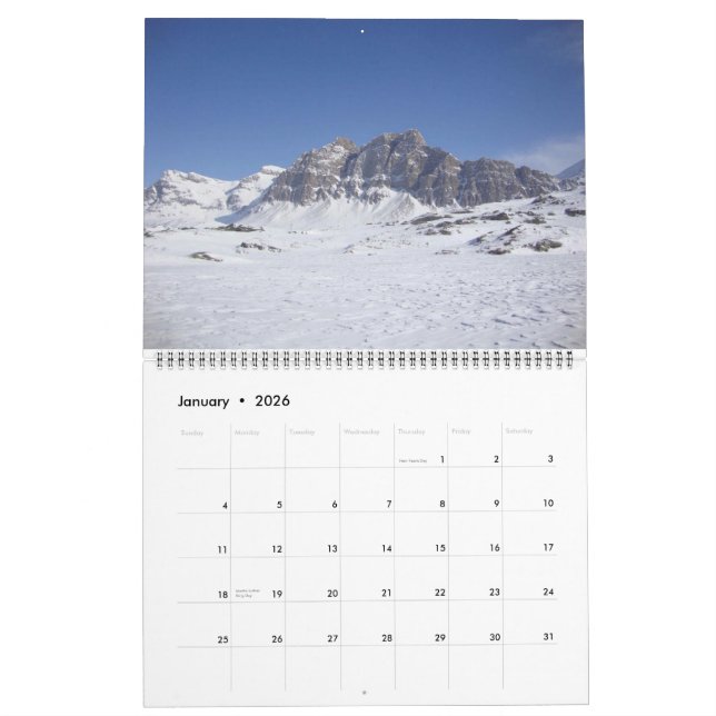 Swiss Alps 2014 Calendar (Jan 2026)