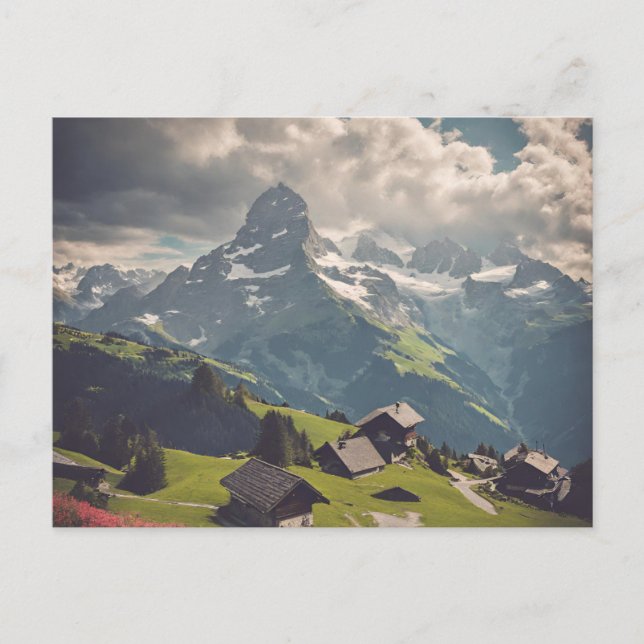 Swiss Alps (2) Postcard (Front)