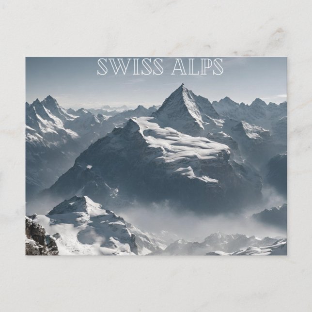 Swiss Alps (4) Postcard (Front)