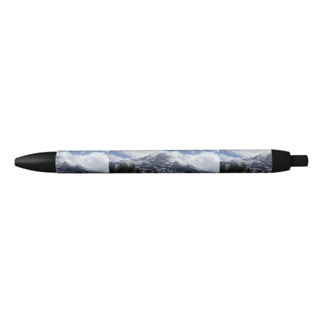 Swiss Alps Black Ink Pen (Front)