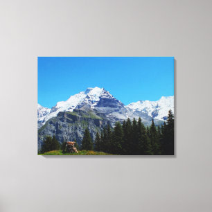 Swiss Alps Canvas Print