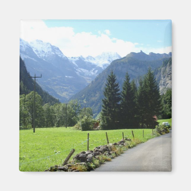Swiss Alps Magnet (Front)