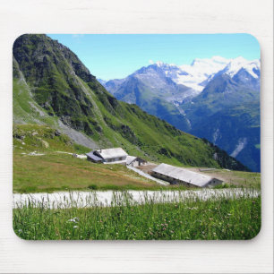 Swiss alps mouse pad